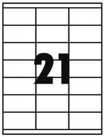 Egyéb ET70423 Etikett címke, 70x42,3mm, 100 lap, 21 címke/lap kép