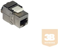 Egyéb FTA6005 Ftp cat6 keystone jack 180° sorolható, szerszám nélkül szerelhetõ kép