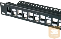 Egyéb FTP0246 Üres ftp patch panel, 24 portos cat6a modulhoz kép