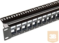 Egyéb FTP0249 Üres ftp patch panel, 24 portos kép