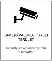 Egyéb gyártó FM-01 Magyar és angol nyelvű figyelmeztető matrica kép