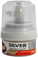 Egyéb H3041241 Cipőtisztító krém tégelyes 50 ml szivacsos silver fekete kép