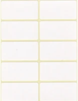 Egyéb ISCIN5025 Etikett címke, 25x50mm, 6 lap, 10 címke/lap kép