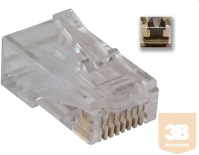 Egyéb LK-NA-020-STD Cat5e utp rj45 csatlakozó (8p8c) patch kábelre, 