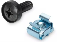 Egyéb M6CNU_F M6 kosáranya és rack csavar készlet 50db/csomag, fekete csavar kép