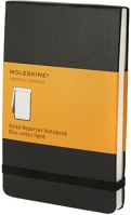 Egyéb QP511 FEKETE Notesz savmentes vonalas kemény fedeles moleskine reporter qp511 fekete kép