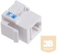 Egyéb RJ11 6P4C Rj11 6p4c keystone modul, cat3 kép