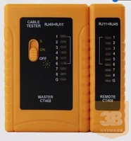 Egyéb RJ12, RJ11 Lan kábeltesztelõ mûszer rj45, rj12, rj11 kép