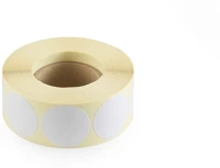Egyéb TBY062712 Etikett címke, 30mm, körcímke tekercses 1000 db/tekercs fehér kép