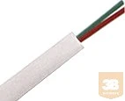Egyéb TEK2160_FEHER Telefon kábel, lapos, 2 eres, fehér kép