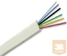 Egyéb TEK6160_FEKETE Telefon kábel, lapos, 6 eres, fekete kép