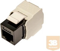 Egyéb UTA5005 Utp cat5e keystone jack 180° sorolható, szerszám nélkül szerelhetõ kép