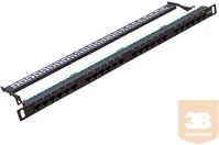 Egyéb UTP5247 Utp cat5e patch panel, 24 portos 0,5u kép