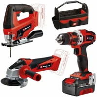 Einhell TE-TK 18/3 LI KIT Te-tk 18/3 li kit (js+cd+ag) akkumulátoros szerszámgép készlet (4257241) kép