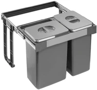 Ekotech 2X20 Free jazz short 60 - 2x20 liter szelektív hulladékgyűjtő kép