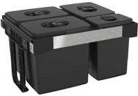 Ekotech 3X15 Free jazz 60 - 3x15 liter+1x7 liter szelektív hulladékgyűjtő kép