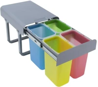 Ekotech 90064100 Ekko 40 - 4x8 liter szelektív hulladékgyűjtő kép