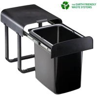 Ekotech 90134610BN Aladin black bio - 1 x 16 liter szelektív hulladékgyűjtő kép