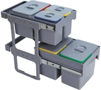 Ekotech 91274100 TANDEM SHORT 40 - 1x15 liter + 2x7 liter + 2x12 liter Szelektív kép