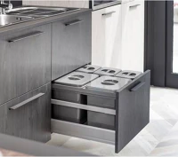 Ekotech 93004162604 Jazz 60 - 2x12 liter+3x5 liter szelektív hulladékgyűjtő kép