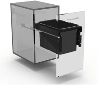 Ekotech 950141605 Front 45 - 1x34 liter szelektív hulladékgyűjtő kép