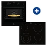 Electrolux 100068006 Eod5f71z beépíthető sütő +  ehf6241fok beépíthető kerámia főzőlap kép