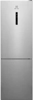Electrolux LNT7ME32X3 , alulfagyasztós hűtőszekrény e energiaosztály, hűtő: 208l, fagyasztó: 94l, nofrost, zajszint: 42 db, szél: 59.5 cm, mag: 186 cm, mély: 65 cm, digitális kijelzővel kép