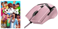 Electronic arts THE SIMS 4 (PC) + TRUST GXT 101P GAV USB Egér rózsaszín kép