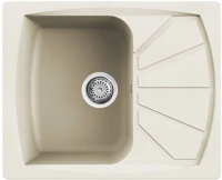 Elleci LGL12562 Living 125 g62 bianco antico gránit mosogatótálcamunkalapra szerelhető kép