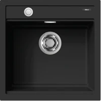 Elleci LKB10486AUT best 104 workstation automata k86 black kerámia mosogatótálca kép