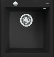 Elleci LKQ10286AUT Quadra 102 automata k86 black kerámia mosogatótálcamunkalapra szerelhető kép