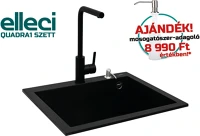 Elleci QUADRA1SZETT Gránit mosogatótálcák kép