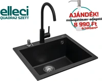 Elleci QUADRA2SZETT Gránit mosogatótálcák kép