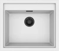 Elleci SINTESI 105 K96 WHITE FEKETE TARTOZÉKOKKAL Keratek mosogatótálcák kép