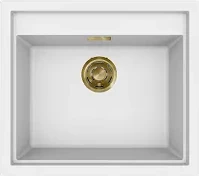 Elleci SINTESI 105 K96 WHITE GREY ARANY TARTOZÉKOKKAL Keratek mosogatótálcák kép