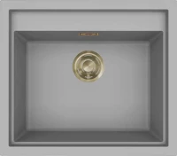 Elleci SINTESI 105 K99 DARK GREY ARANY TARTOZÉKOKKAL Keratek plus mosogatótálcák kép