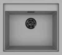 Elleci SINTESI 105 K99 DARK GREY FEKETE TARTOZÉKOKKAL Keratek plus mosogatótálcák kép