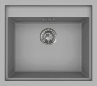 Elleci SINTESI 105 K99 DARK GREY INOX TARTOZÉKOKKAL Keratek plus mosogatótálcák kép