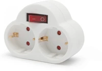 Elo GL05684 Delight 2-es földelt fali sztó kapcsolóval kép