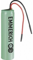 Emmerich 3,7V 2600 MAH Speciális akku 18650 li-ion 3,7v 2600 mah, kábellel,  icr-18650 nq-sp kép