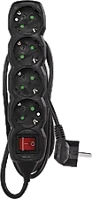 Emos PC1421R Hosszabbító 1,5 m / 4 aljzat / kapcsolós / 1,5 mm2 kép
