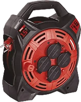 Emos P08215 Kültéri kábeldob 3x1,5mm2 ip44 , led reflektor, 15m-es gumi kábellel kép