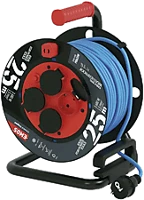 Emos P08625W Hosszabbító dob 25m, 4s, weatherproof kék, ip44, 3680w, 230v (p08625w) kép