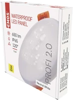 Emos 7.5WW 650LM IP65 Led panel vixxo beépíthető 7.5ww 650lm ip65 term. fehér kép