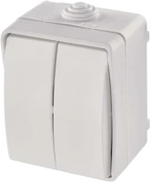 Emos A1398_4 Kapcsoló ip54, fehér kép