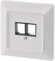 Emos A6004_4 Adat-csatlakozó aljzat burkolat 2xrj45 kép