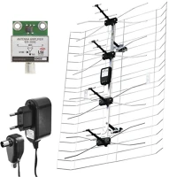 Emos EM-030 Kültéri antenna, 0–100 km, dvb-t2, dab, lte/4g szűrő kép