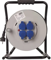 Emos P19221 Kábeldob, 4 aljzat, 50méter,3x2,5mm2, kültéri, 230v, 15a, ip44 kép