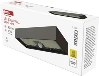 Emos ZG166S Led solar lámpatest brixo pir, 900lm ip65 természetes fehér kép