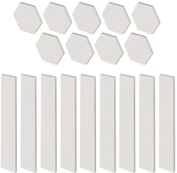 Emos ZIW249R lines fehér, 9 részből álló, 34 w, rgbic dimmelhető, wifi led lámpa kép